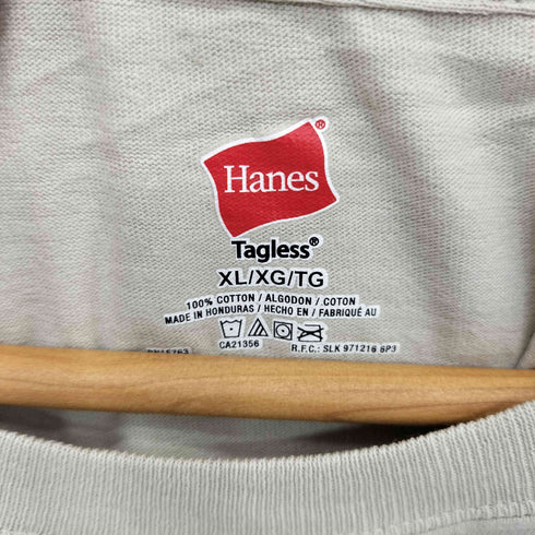 ヘインズ Hanes Welcome Bacl Carter フォトプリントクルーネック 半袖Tシャツ カットソー メンズ  XL